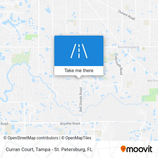 Curran Court map