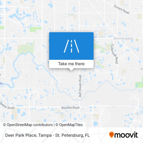 Deer Park Place map