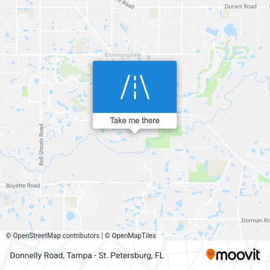 Donnelly Road map