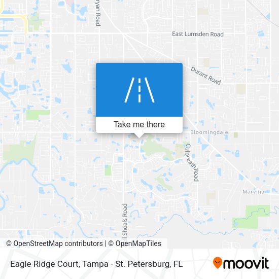 Mapa de Eagle Ridge Court