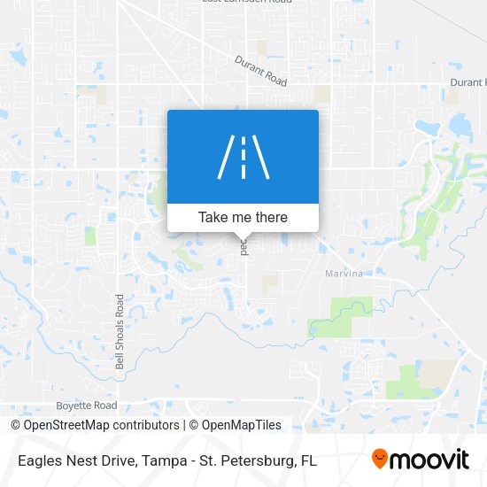 Eagles Nest Drive map