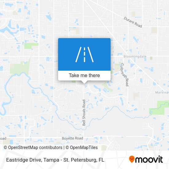 Mapa de Eastridge Drive