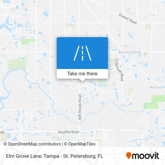 Mapa de Elm Grove Lane