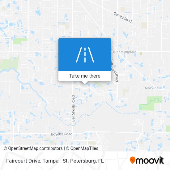 Mapa de Faircourt Drive