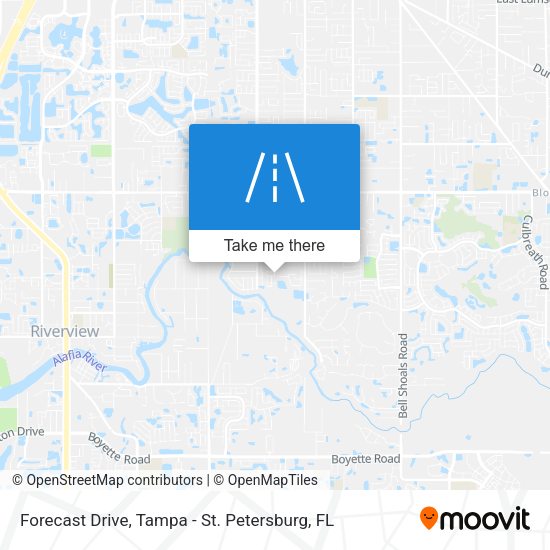 Forecast Drive map