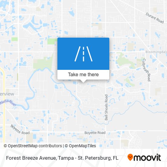 Mapa de Forest Breeze Avenue