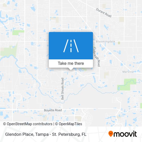 Mapa de Glendon Place