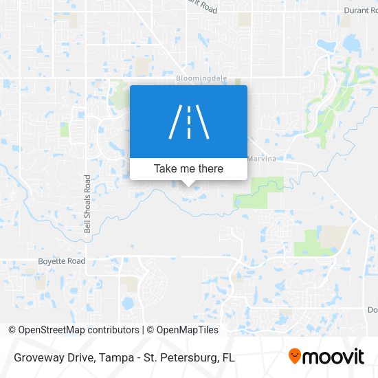 Groveway Drive map
