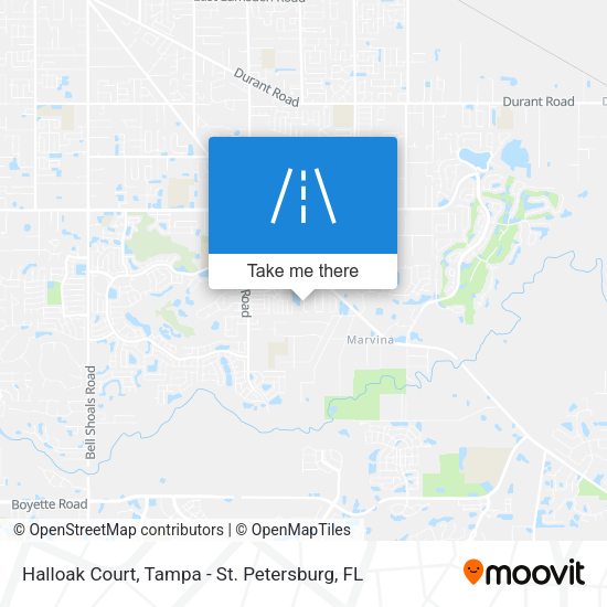 Mapa de Halloak Court