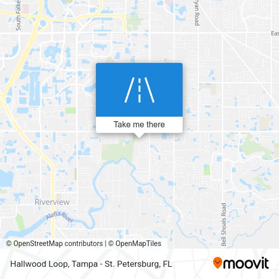 Hallwood Loop map