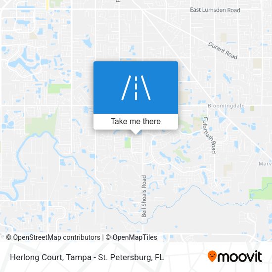 Herlong Court map