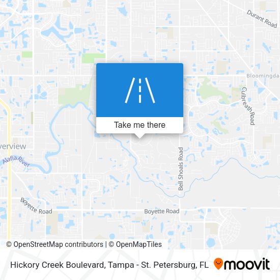 Hickory Creek Boulevard map