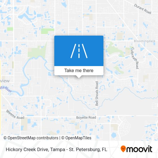 Mapa de Hickory Creek Drive