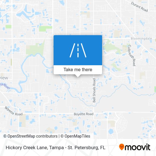 Mapa de Hickory Creek Lane