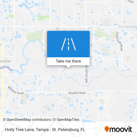 Holly Tree Lane map