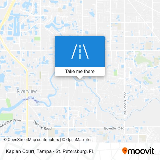 Kaplan Court map