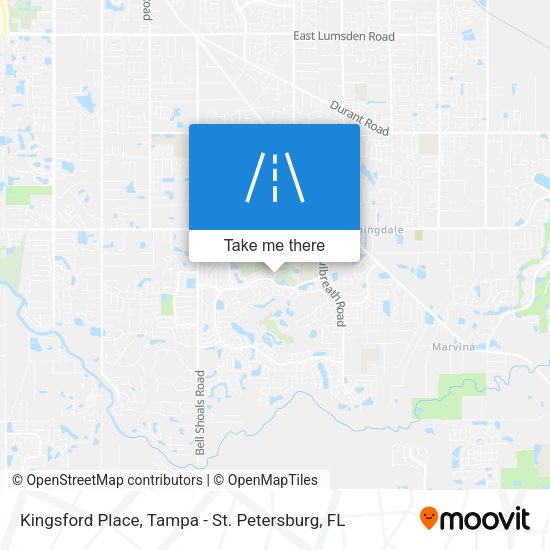 Kingsford Place map