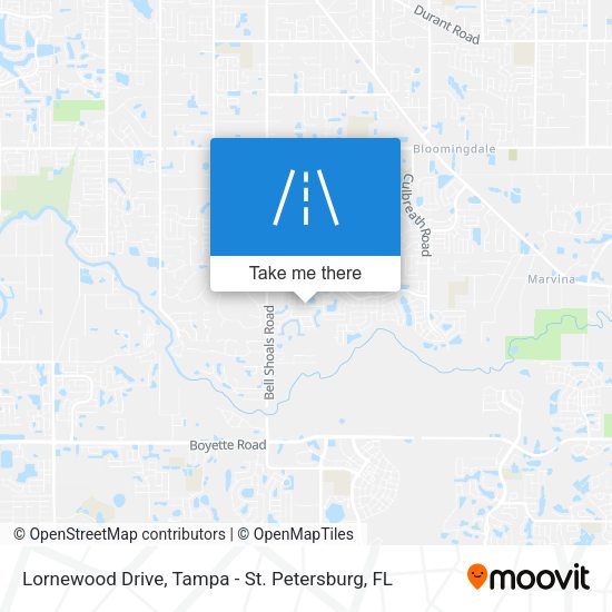 Lornewood Drive map