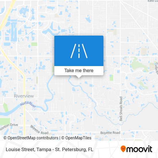 Louise Street map