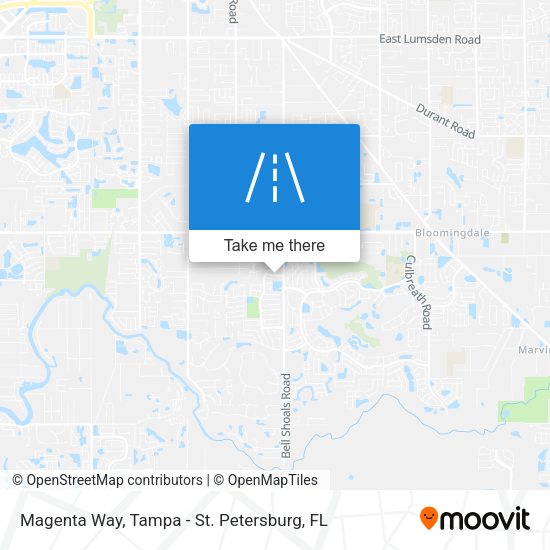 Mapa de Magenta Way