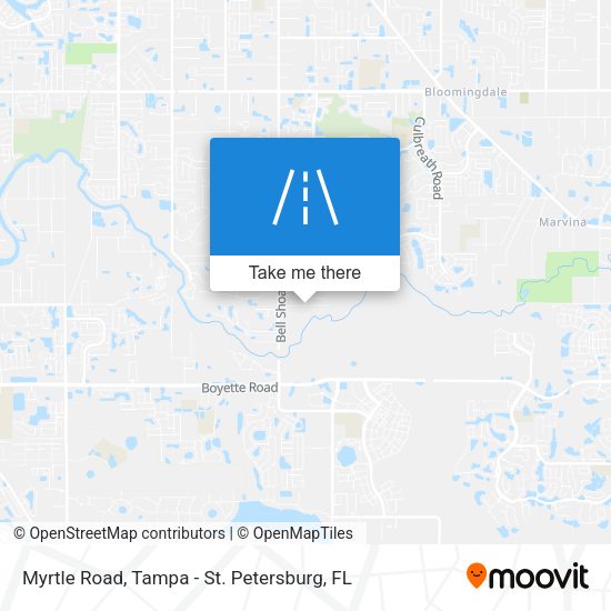 Mapa de Myrtle Road