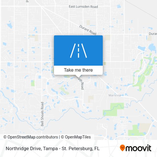 Mapa de Northridge Drive