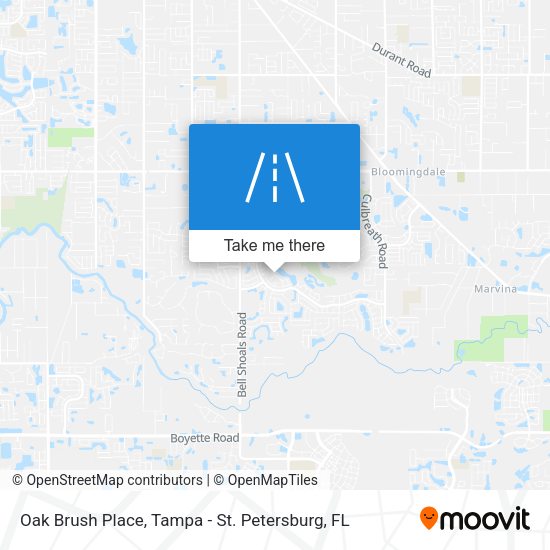 Mapa de Oak Brush Place