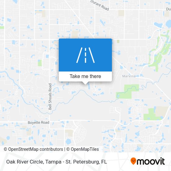 Mapa de Oak River Circle