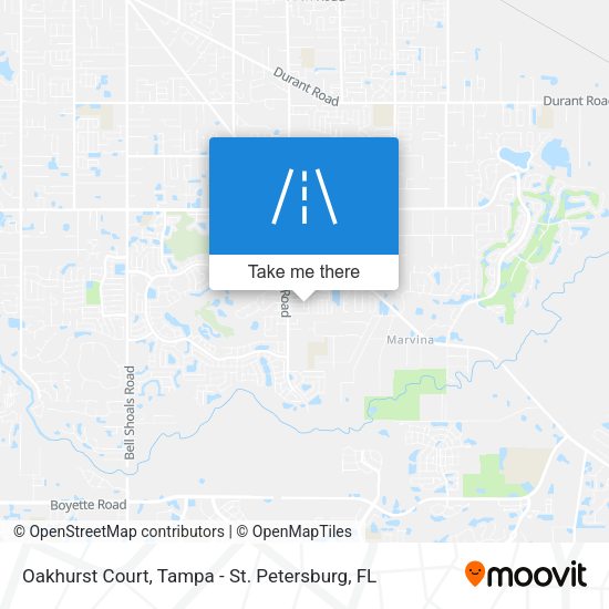 Oakhurst Court map