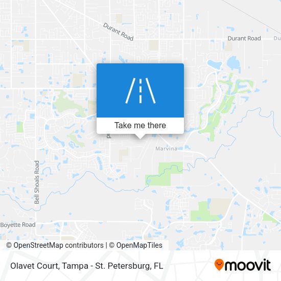 Mapa de Olavet Court
