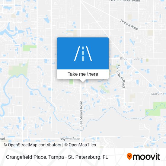 Mapa de Orangefield Place