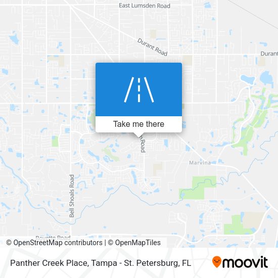 Panther Creek Place map