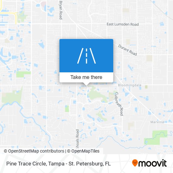 Pine Trace Circle map