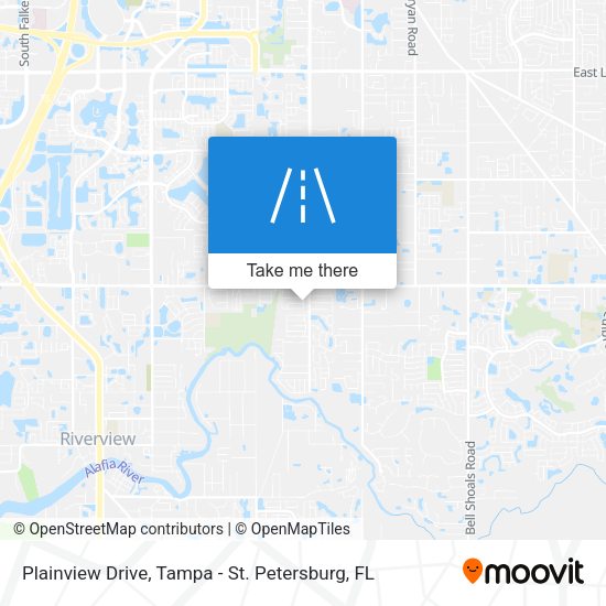 Plainview Drive map