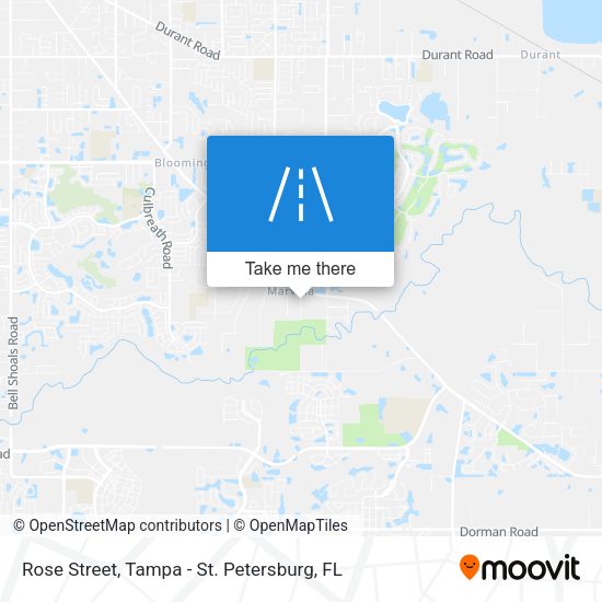 Rose Street map
