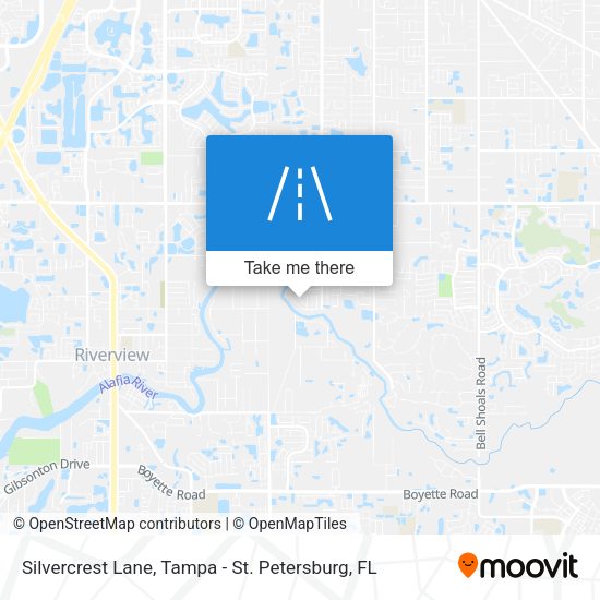 Silvercrest Lane map