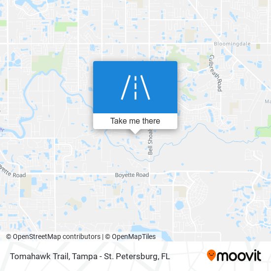 Mapa de Tomahawk Trail