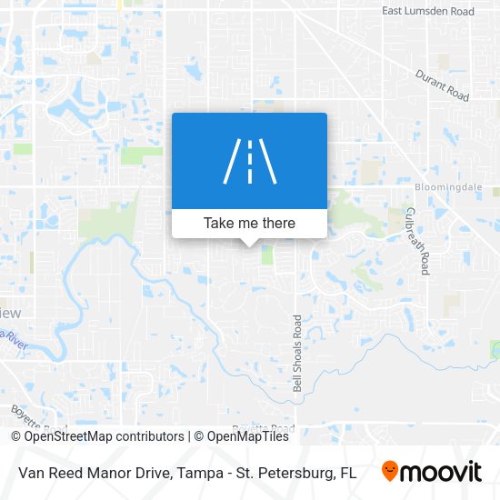 Mapa de Van Reed Manor Drive