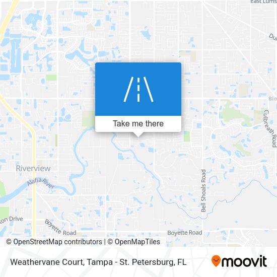 Mapa de Weathervane Court