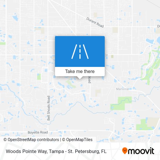 Woods Pointe Way map