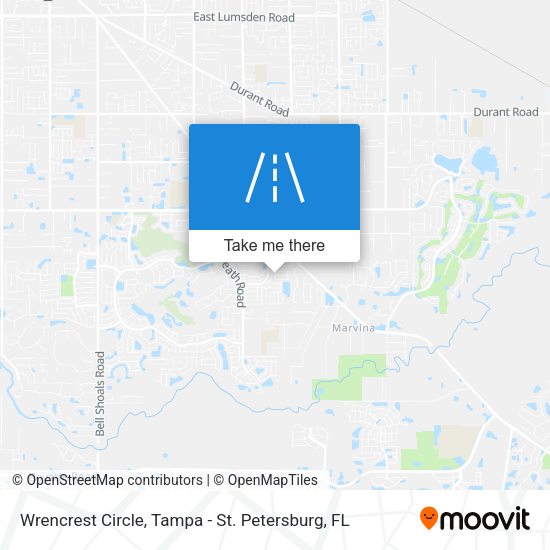 Mapa de Wrencrest Circle
