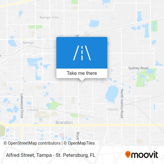 Alfred Street map