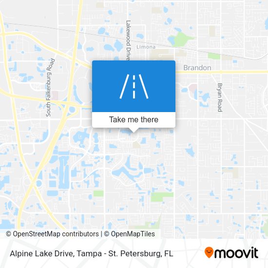 Mapa de Alpine Lake Drive