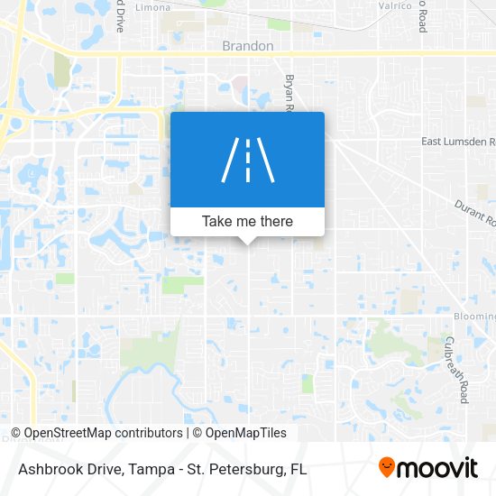 Ashbrook Drive map