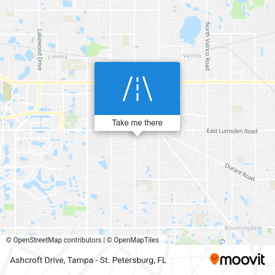 Ashcroft Drive map