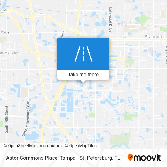 Astor Commons Place map