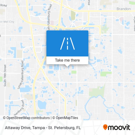 Attaway Drive map