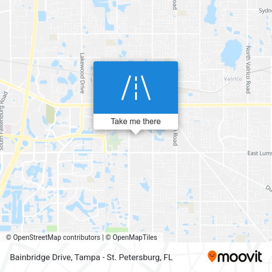 Mapa de Bainbridge Drive