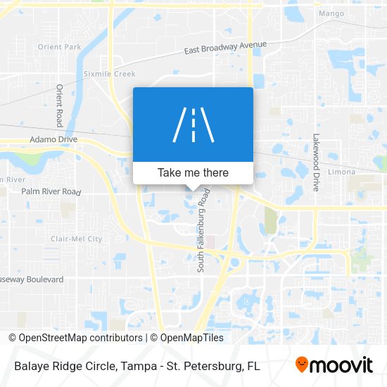 Mapa de Balaye Ridge Circle