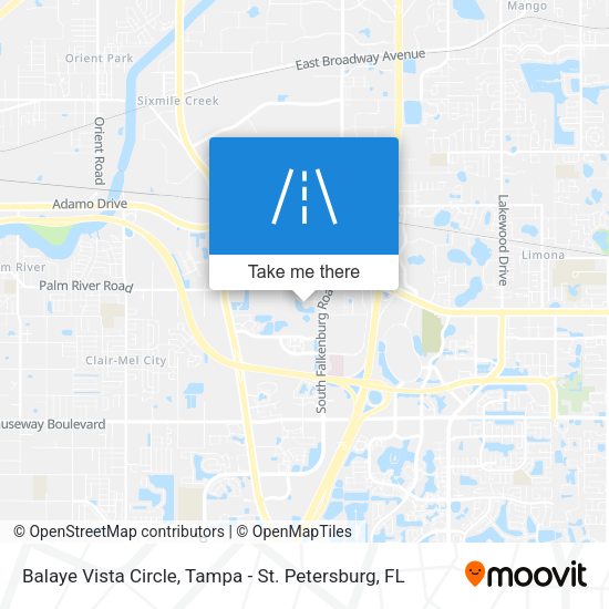 Balaye Vista Circle map